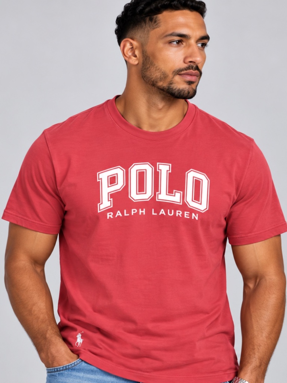 Nantkt Red polo Ralph Lauren T-shirt